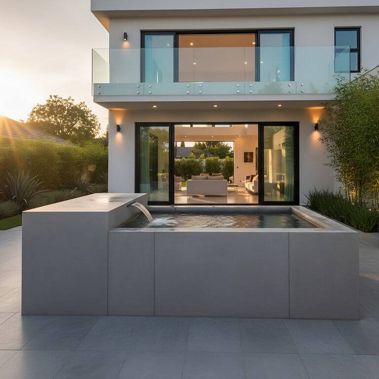 Piscina elevada ligera sin obras