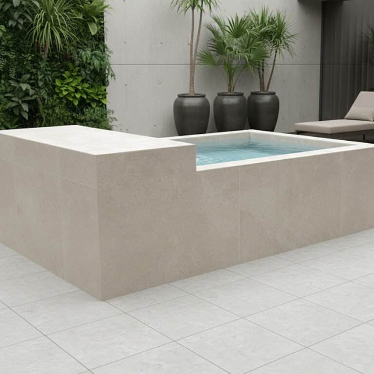 Piscina elevada ligera sin obras